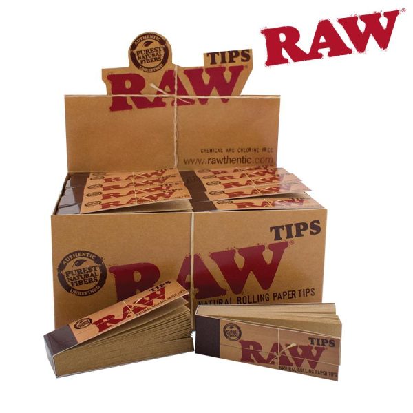 RAW Original Tips 50/pk ~ 50 packs per box
