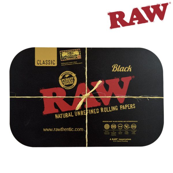 RAW Black Magnetic Rolling Tray Cover ~ Small