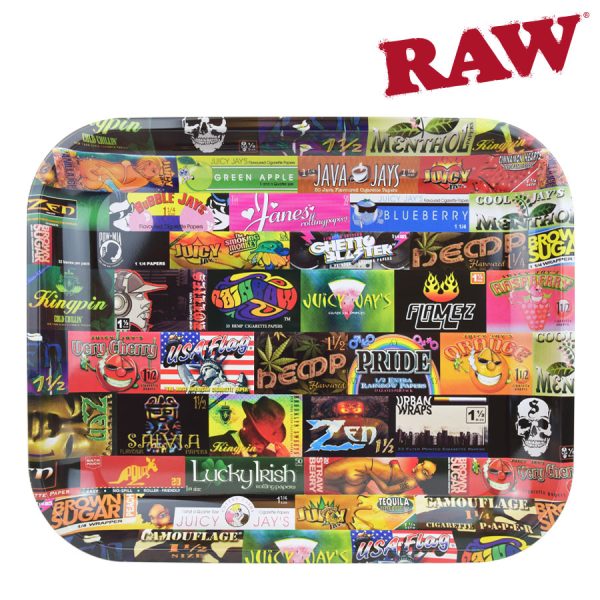 Rolling Club Metal Large Rolling Tray ~ Paper History