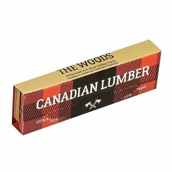 Canadian Lumber – The Woods 1.25″ Papers with Tips 40/pk ~ 22 packs per box