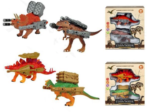 Combat Dinosaurs with Weapons ~ 2 per pack