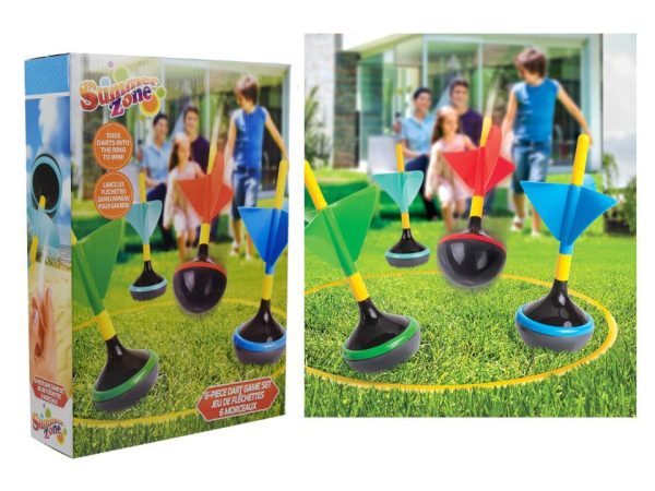 Summer Zone Outdoor Lawn Dart  Set – 6 pieces