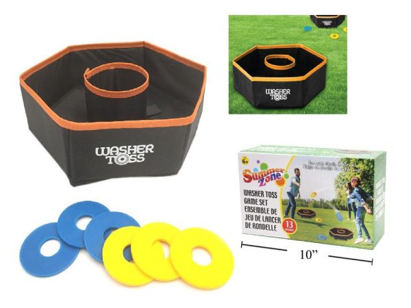 Summer Zone Washer Toss Game Set  – 8 pieces