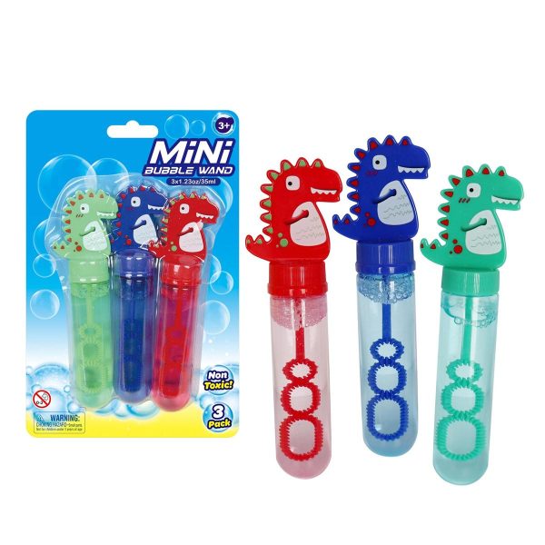 Sunny Dayz Dino Bubble Wands – 30ml ~ 3 per pack