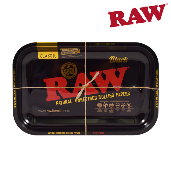 RAW Small Rolling Tray ~ Black