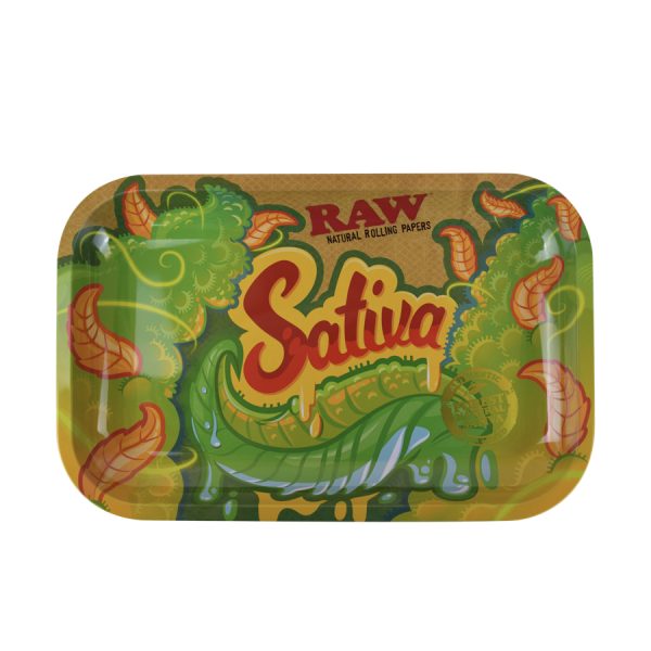 RAW Small Rolling Tray ~ Sativa