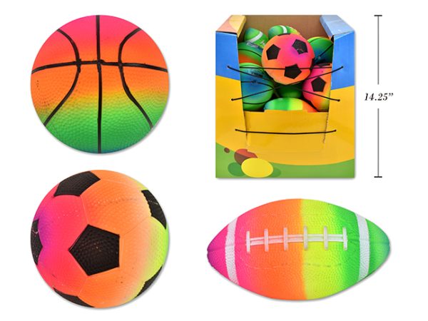 Rainbow Mini Sports Balls