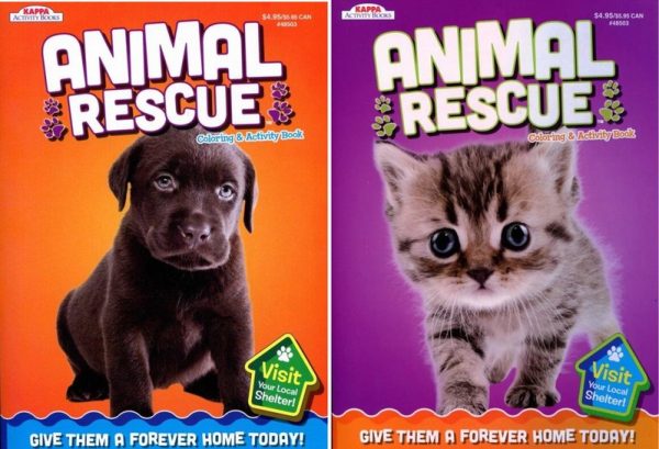 Animal Rescue Coloring & Activity Book
