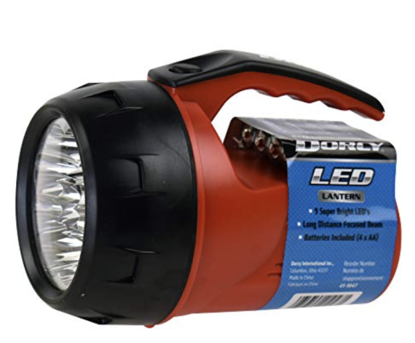 Dorcy Handheld Flashlight/Lantern ~ 4 AA Batteries