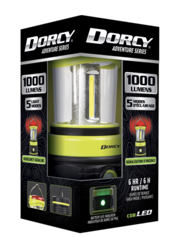 Dorcy 1000 Lumen 3D COB Area/Safety Lantern