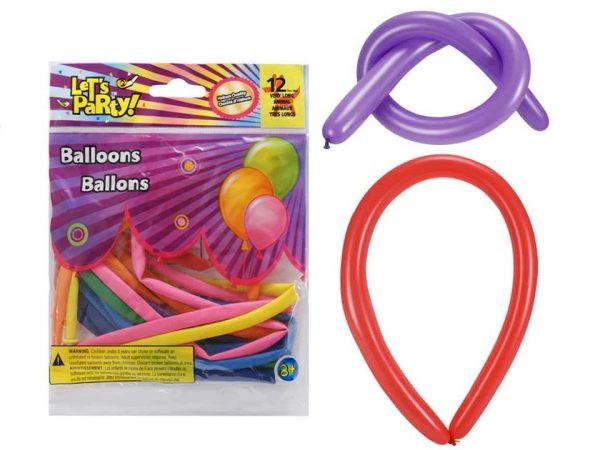 Let’s Party Very Long Animal Balloons ~ 12 per pack