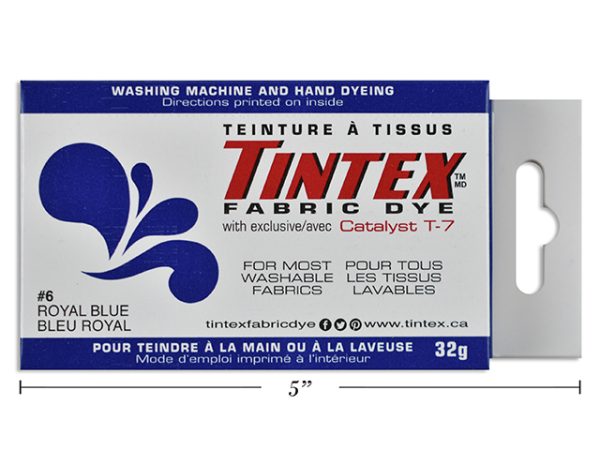 Tintex Fabric Dye – 32gr ~ Royal Blue