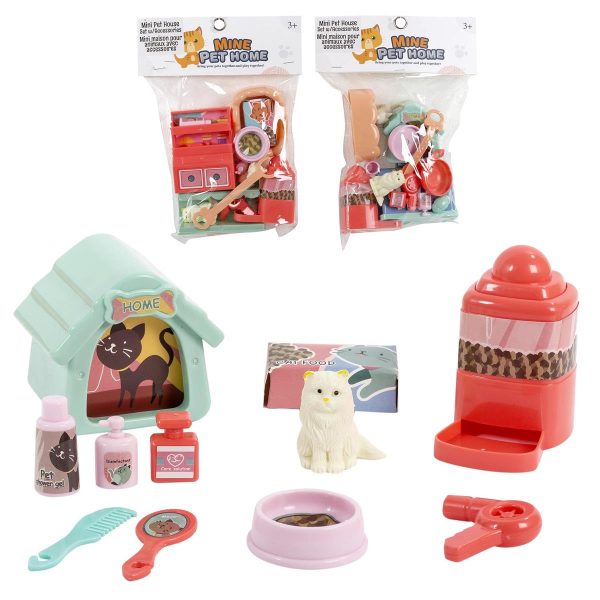 Mini Pet House Set with Accessories