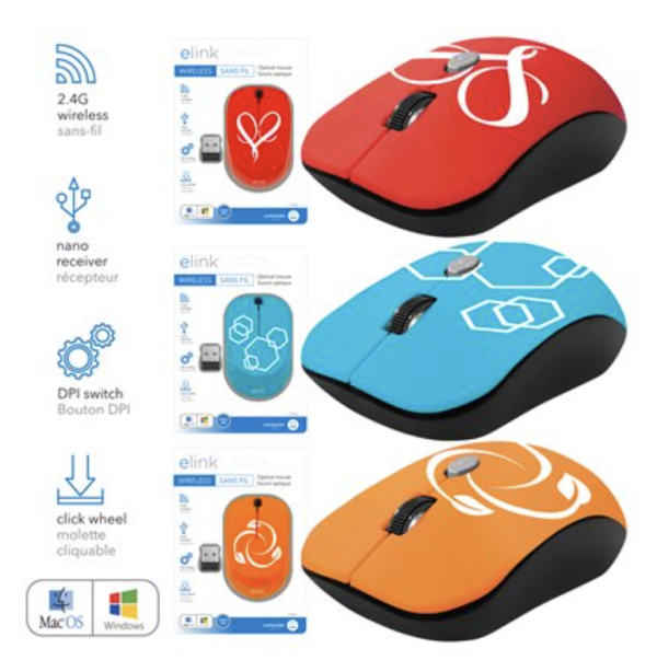 eLink Wireless Optical Computer Mouse