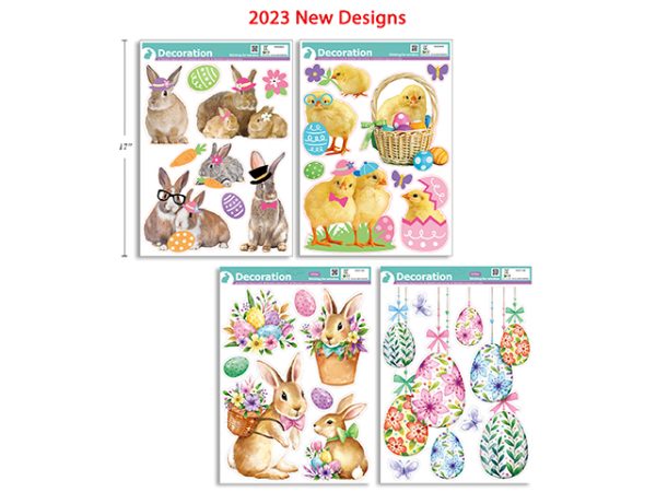 Easter Window Clings ~ Assorted