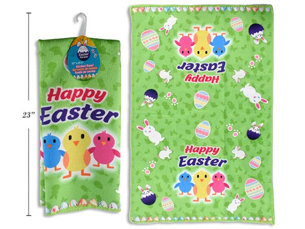 Easter Printed Kitchen Towel ~ 23″ x 15.5″