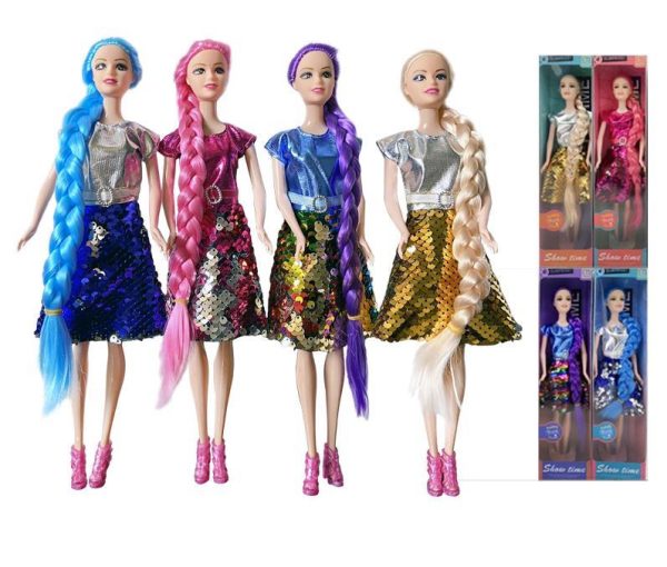 11″ Fashion Doll with Bright Hair ~ 4 assorted