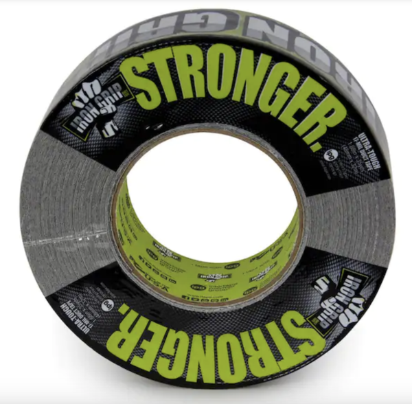 Iron Grip Duct Tape – Aggresive All Purpose ~ 1.88″ x 10yds