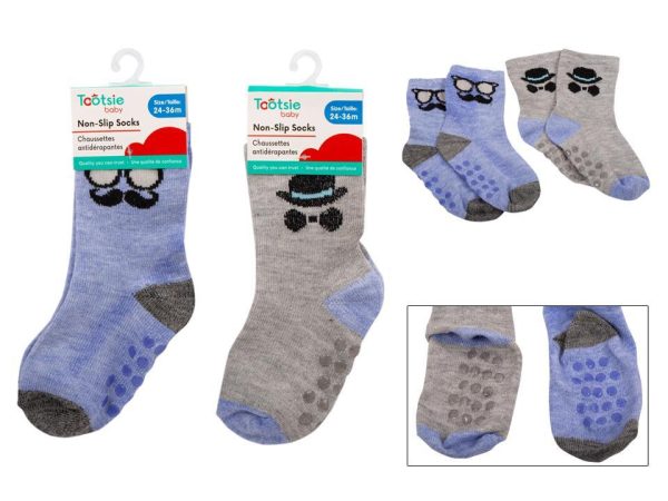 Tootsie Baby Non-Slip Socks – Boys ~ 24-36 months
