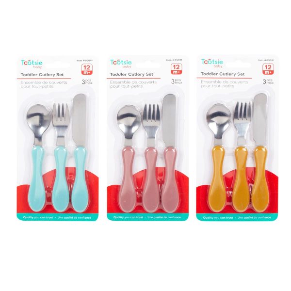 Tootsie Baby Cutlery Set ~ 3 piece set