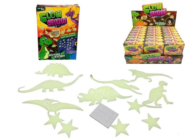 Glow-in-the-Dark Dinosaurs ~ 24 pieces per pack