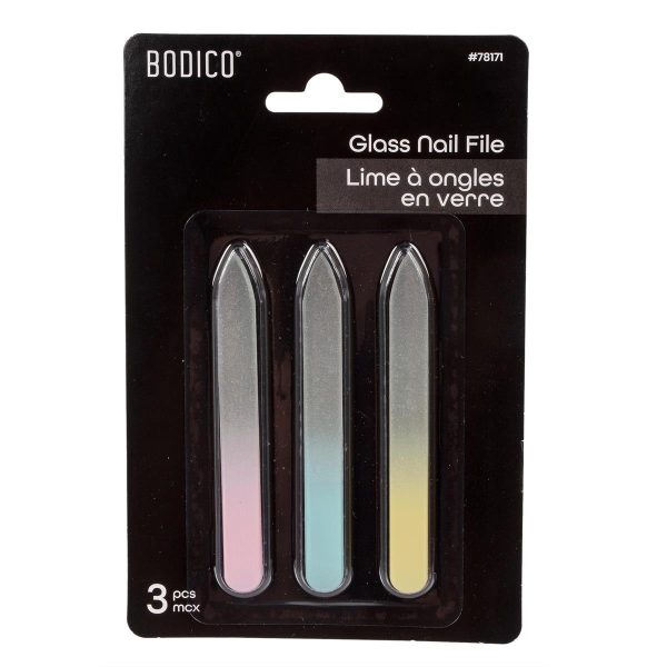 Bodico Glass Nail Files ~ 3 per pack