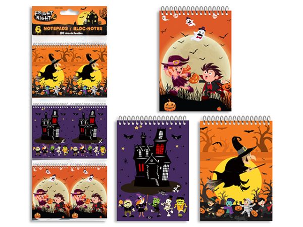 Halloween Mini Notebooks ~ 6 per pack
