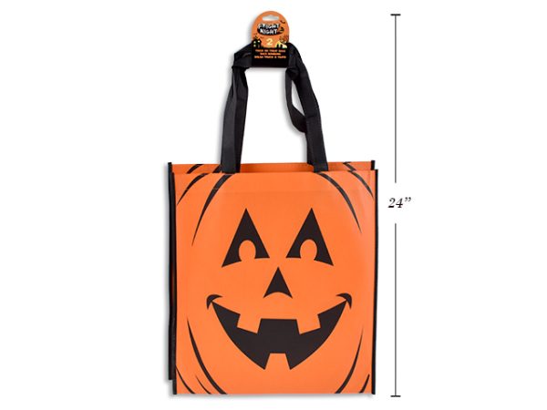 Halloween Printed Non-Woven Trick or Treat Bags ~ 2 per pack