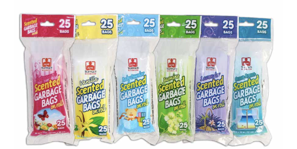 Tuff Guy Scented Clear Garbage Bags – 20″ x 22″ ~ 25 per pack