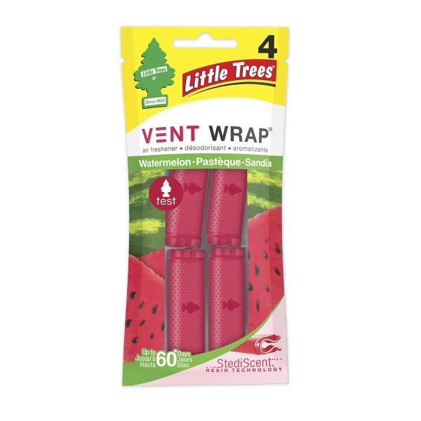 Little Tree Air Freshener Vent Wrap – 4 per pack ~ Watermelon