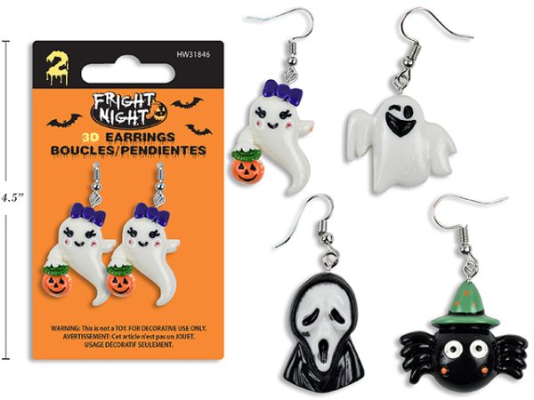 Halloween 3D Character Earrings