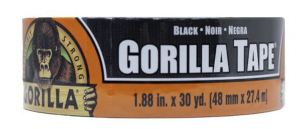 Gorilla Tape – Black ~ 1.88″ x 30yds