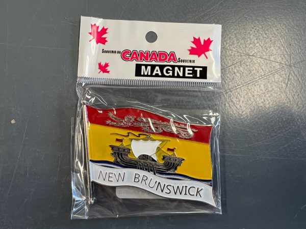 New Brunswick Wavy Flag Magnet