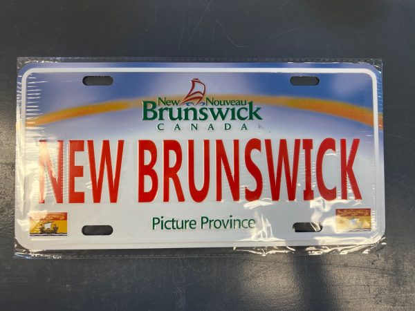 New Brunswick Metal Licence Plate