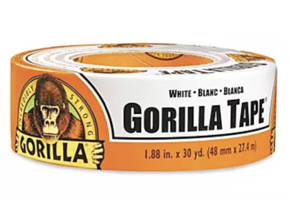 Gorilla White Tape ~ 1.88″ x 30yds