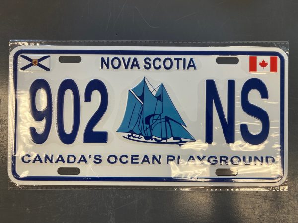 Nova Scotia Metal Licence Plate