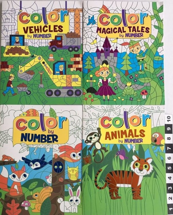 Color By Number Coloring Book