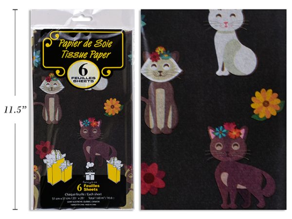 Tissue Paper – Cats ~ 6 per pack