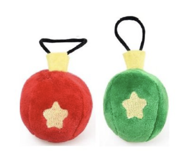 Animoos Christmas Dog Plush Ornament ~ 1 per pack