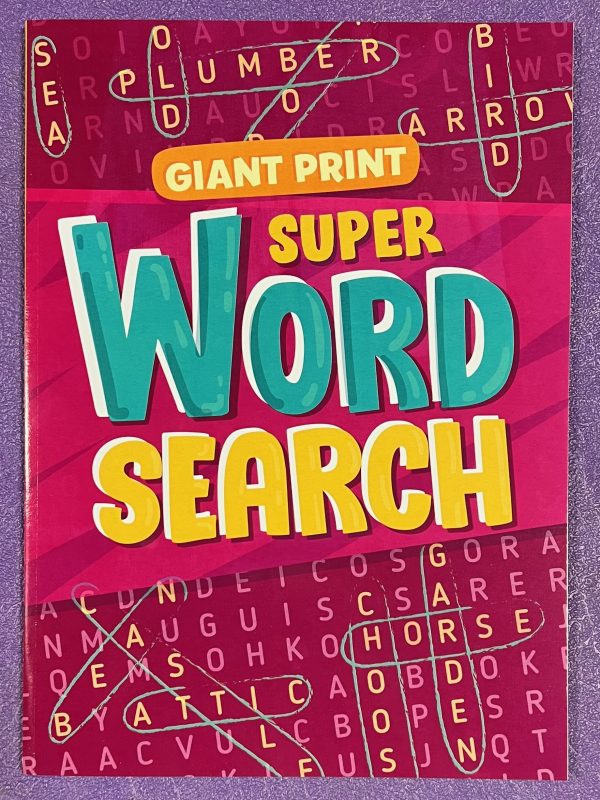 Giant Print Super Word Search Puzzle Books