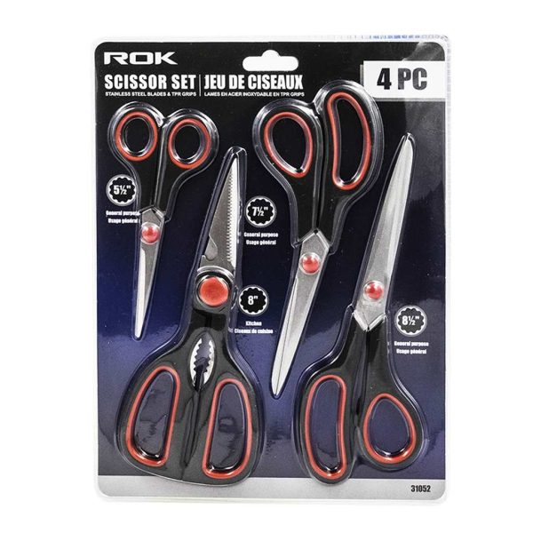 ROK Scissor Set ~ 4 pieces