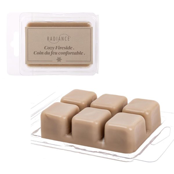 Christmas Scented Wax Melts – 6 pieces ~ Cozy Fireside