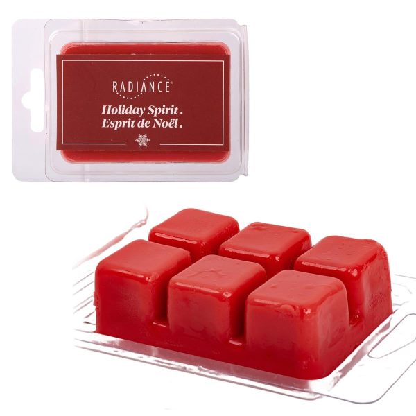 Radiance Scented Wax Melts – 6 pieces ~ Holiday Spirit