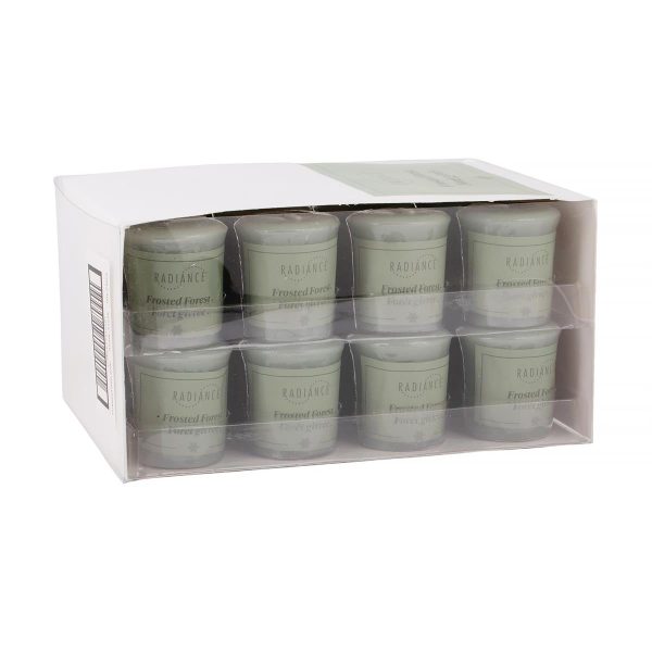 Christmas Scented Votive Candles – 24 per display ~ Frosted Forest