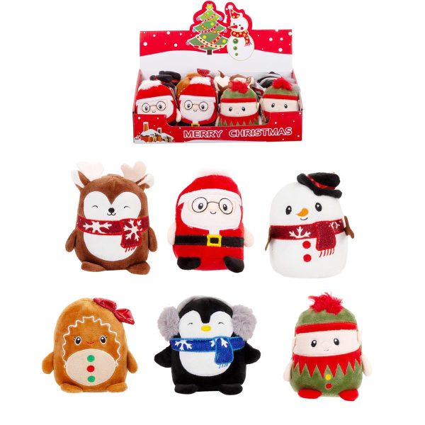 Christmas Plush Characters 5″ ~ 12 per display