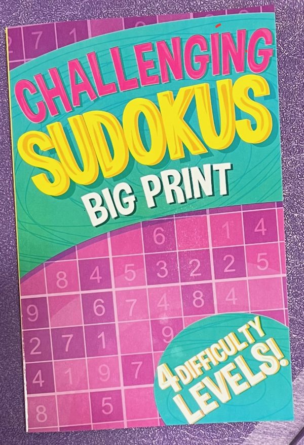 Big Print Sudoku Puzzle Books ~ Digest Size