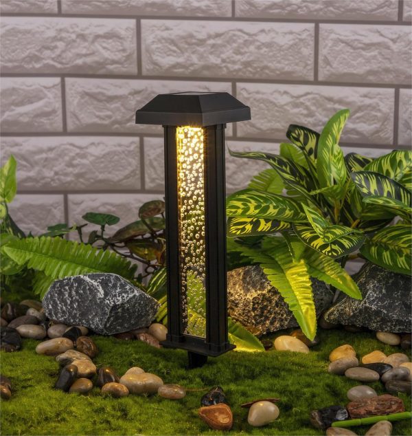 Solar LED Warm Pathway Stake Light – 2.95″ x 12″ ~ 12 per display