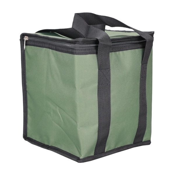 Therma Max Insulated Cooler Tote Bag with Handle – Green ~ 10L / 18 cans