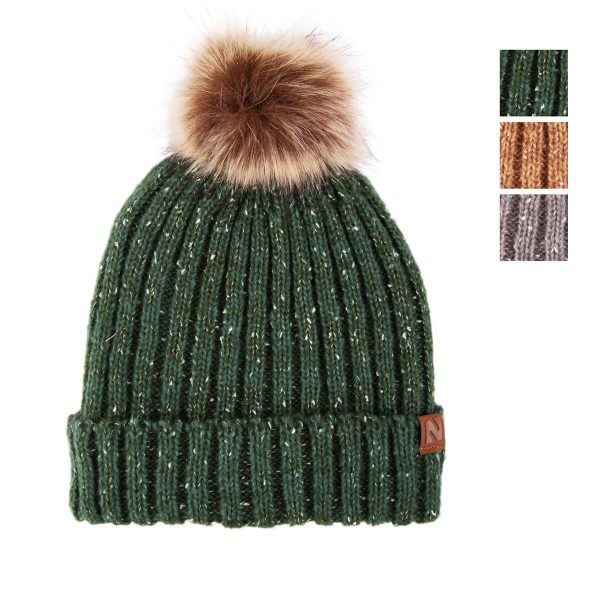 Nordic Trail Ladies “Brooke” Marl Pom Pom Beanie