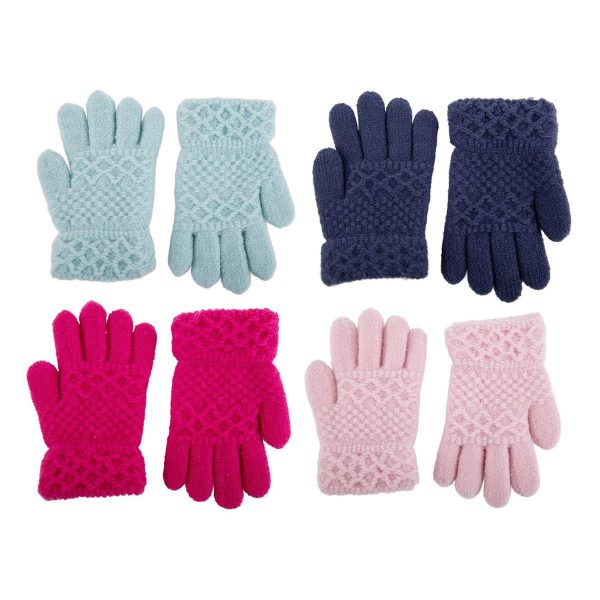 Nordic Trail Kids Knit Gloves